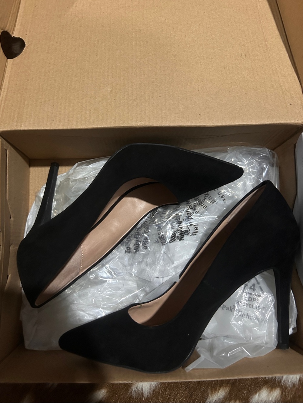 Call It Spring Black Pointed-Toe Stiletto Pumps
